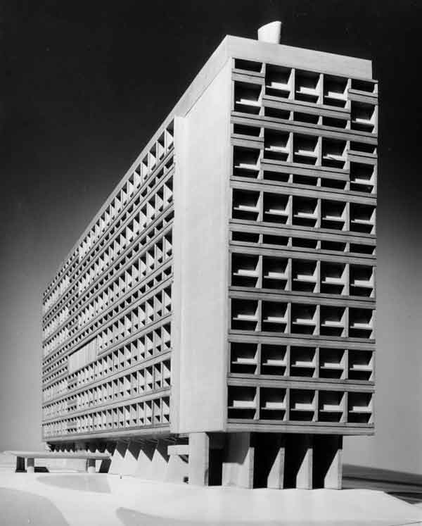 Maquette d'une untité d'habitation de Le Corbusier – ©Fondation Le Corbusier